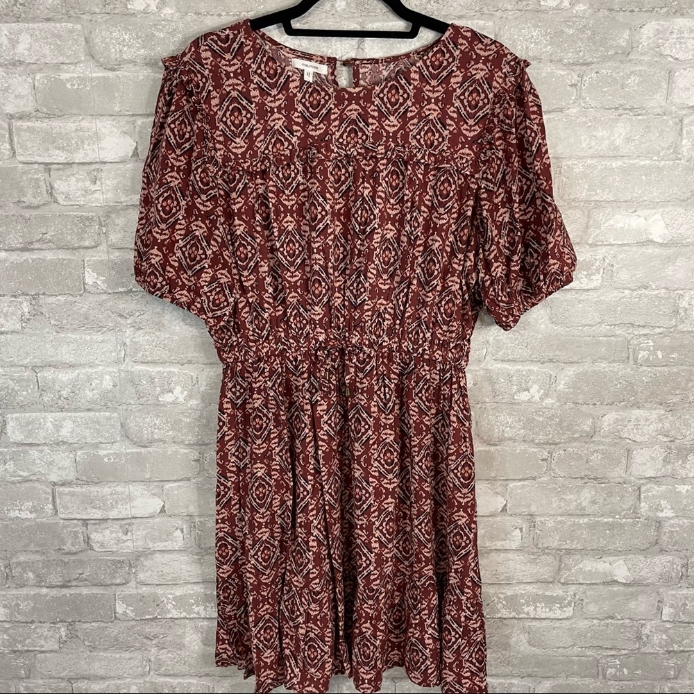 Maurices Mixed Print Ruffle Mini Dress - Picture 3 of 6